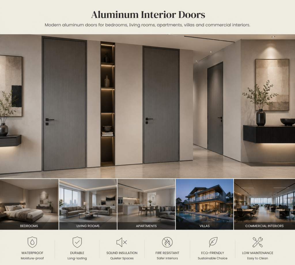 aluminum interior doors​